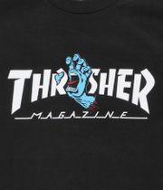 Thrasher x Santa Cruz Screaming Logo Camiseta (black)