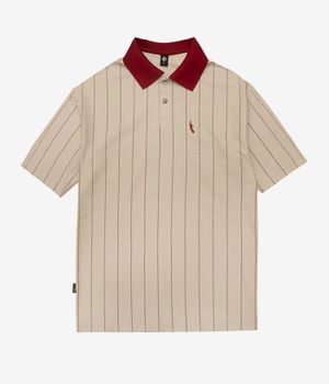 Magenta Slugger Pique Polo-Shirt (beige)