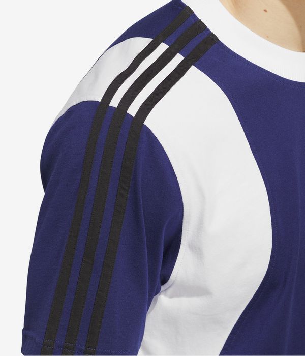 adidas Tyshawn T-shirt (dark blue white)