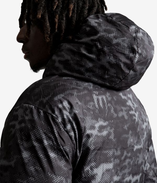 Wasted Paris Digicamo Reversible Puffer Jas (camo white black)