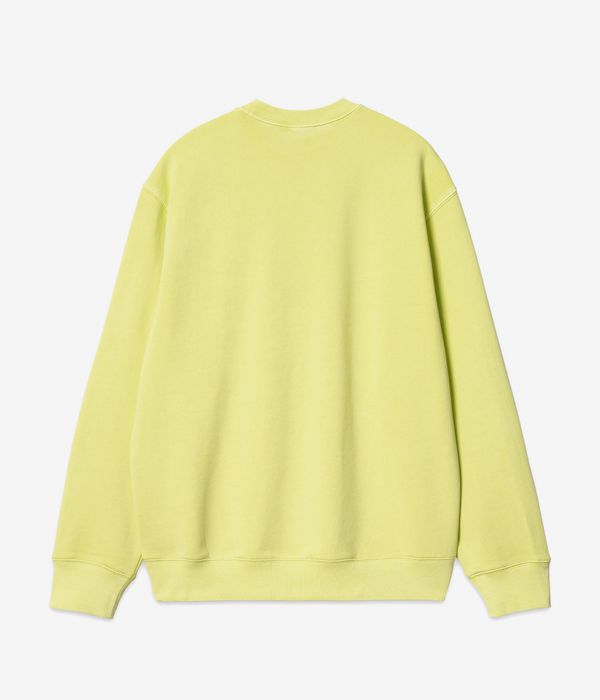 Carhartt WIP Duster Script Sweatshirt (arctic lime garment dyed)