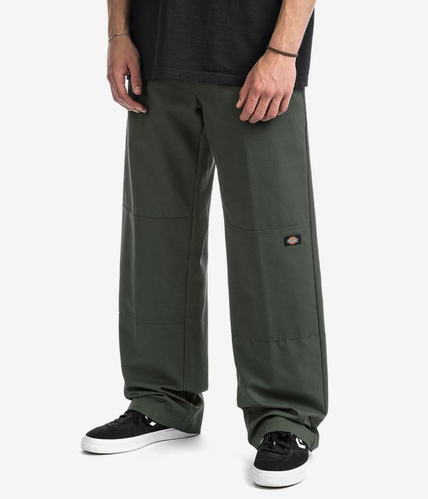 Shop Dickies Valley Grande Double Knee Pants (olive green) online