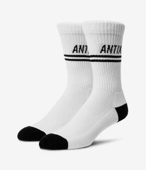Antix Linea Socken US 6-13 (white black)