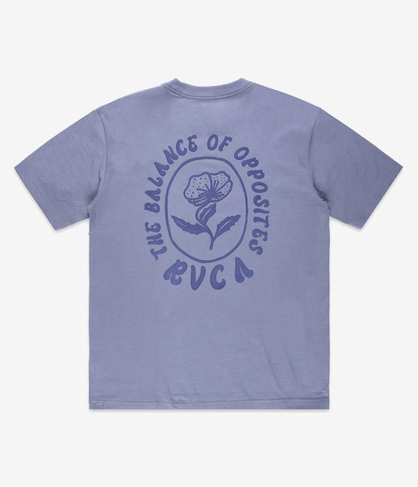 RVCA Balance Flower T-Shirt (flint stone)