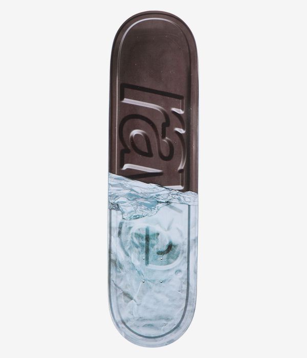 rave Chocolate 8.375" Skateboard Deck (silver finish)