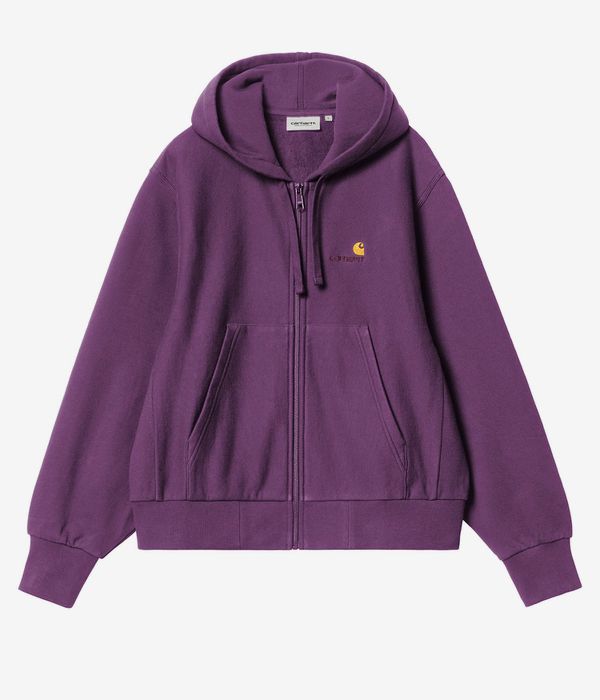 Carhartt WIP W' HD American Script Zip-Hoodie women (huckleberry)