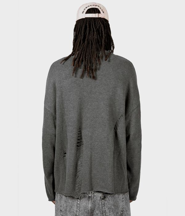 Wasted Paris Destroy Never Comes Sweatshirt (charcoal)