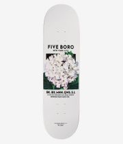 5BORO Flower Seed 8.5" Planche de skateboard (white)