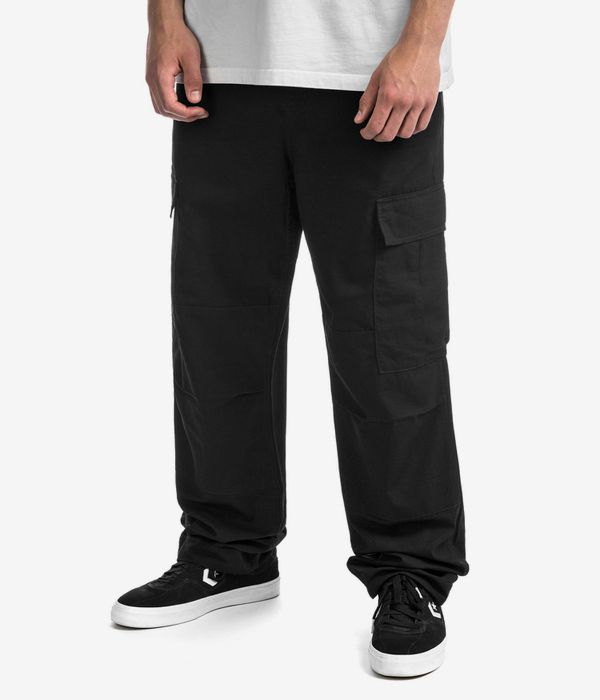 Carhartt WIP Regular Cargo Pant Columbia Pantalons (black rinsed)