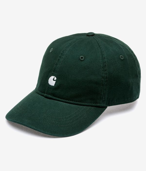 Carhartt WIP Madison Logo Cap (dark scarab white)
