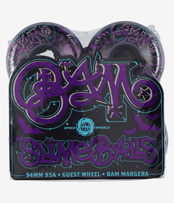 Santa Cruz Bam Margera Guest Hardline Slime Balls Rollen (purple) 54 mm 95A 4er Pack