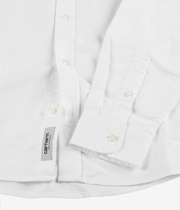 Carhartt WIP C-Logo Camicia (white dark navy)
