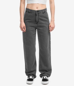 Carhartt WIP W' Pierce Pant Straight Jeans women (black stone bleached)