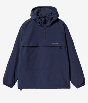 Carhartt WIP Windbreaker Pullover Supplex Jas (air force blue white)