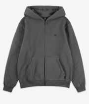 Iriedaily Vintage Dye Zip-Hoodie (off black)