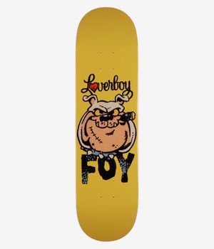 Deathwish Foy Loverboy 8.25" Skateboard Deck (yellow)