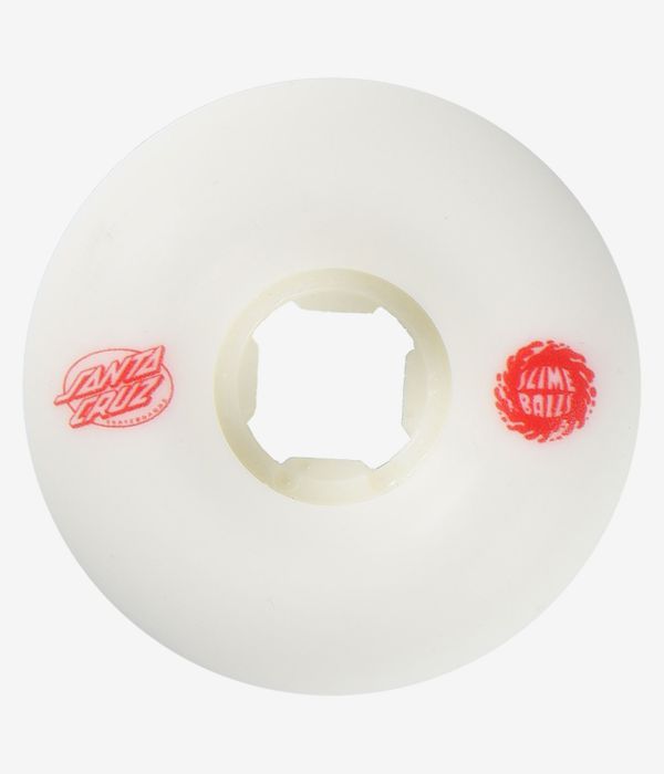 Santa Cruz Kendall End Of The World Reissue Chubbies Slime Balls Rollen (white) 56 mm 99A 4er Pack