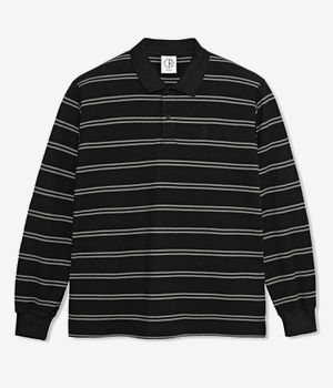 Polar Polo Stripe Camiseta de manga larga (black)