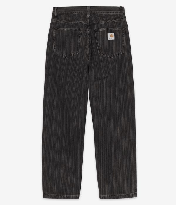 Carhartt WIP Rylan Pant Hampton Jeans (rylan stripe black stone washed)