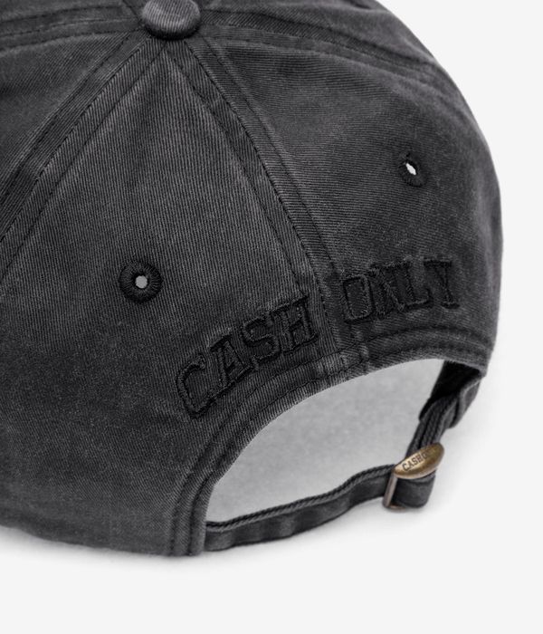 Cash Only Campus 6 Panel Gorra (washed black)