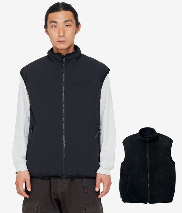 Gramicci Reversible Fleece Vest (black)