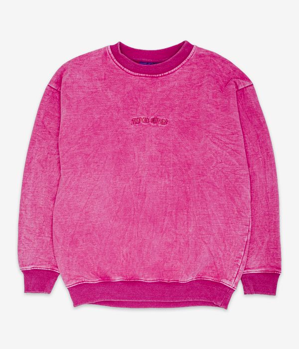Fucking Awesome Little Stamp Snow Wash Sweater (magenta)