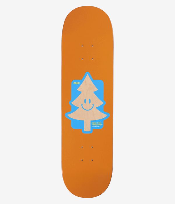 Enjoi Happy Tree Super Sap 8.5" Skateboard Deck (orange)