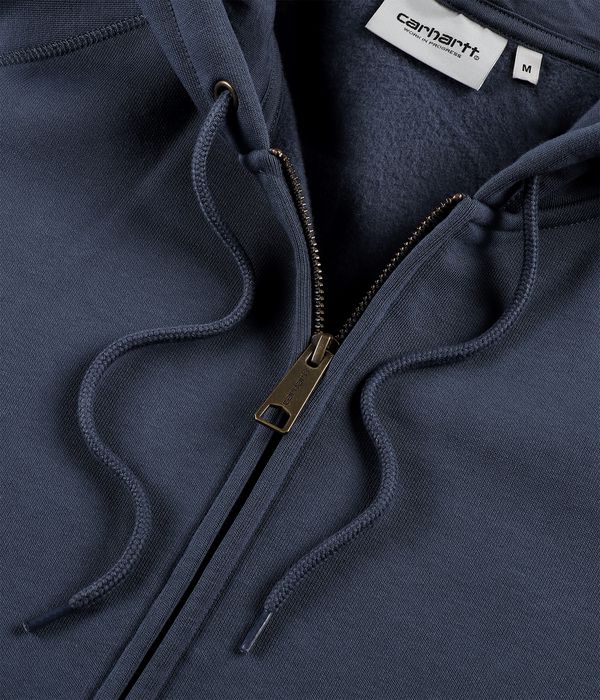 Carhartt WIP Chase Zip-Hoodie (dusky blue gold)