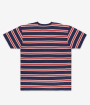 skatedeluxe Striped T-Shirt (navy red)