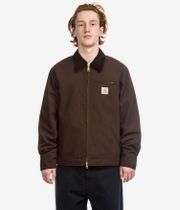 Carhartt WIP Detroit Dearborn Jacke (tobacco black rigid)
