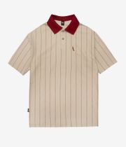 Magenta Slugger Pique Polo-Shirt (beige)