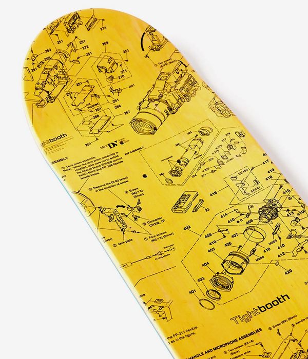 Tightbooth Analyze 1 8.25" Skateboard Deck (white)