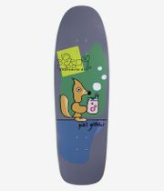 Frog Bubbly (Pat G) Shaped 9.8" Skateboard Deck (grey)