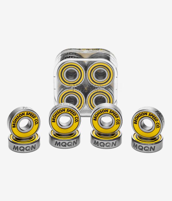 Shop Bronson Speed Co. Mooneyes G3 Bearings (yellow) online skatedeluxe