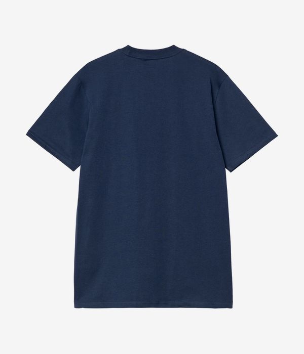 Carhartt WIP Script T-Shirt (ink air yellow)