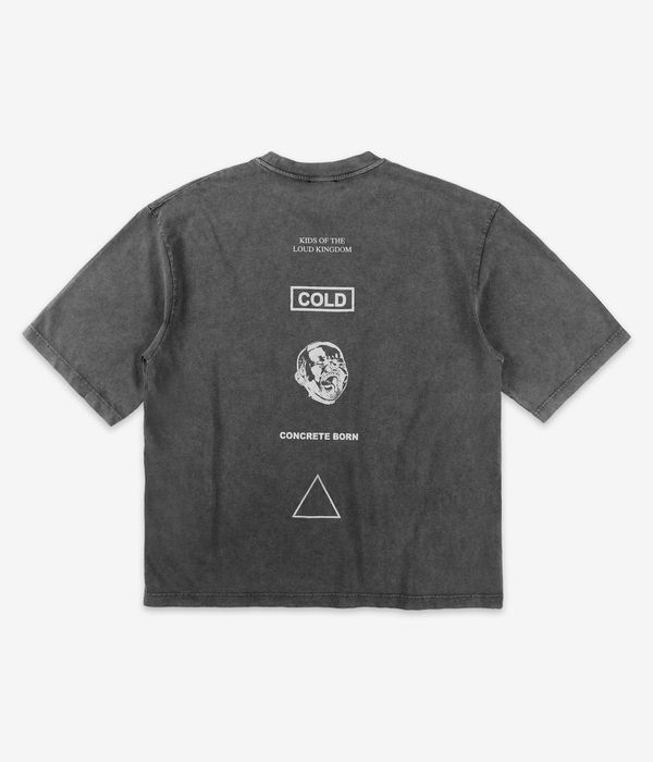 HAN KJØBENHAVN Graphic Oversized T-Shirt (dark grey)