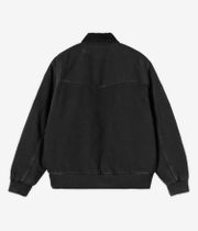 Carhartt WIP OG Santa Fe Organic Cotton Dearborn Jacket (black black grind wash)