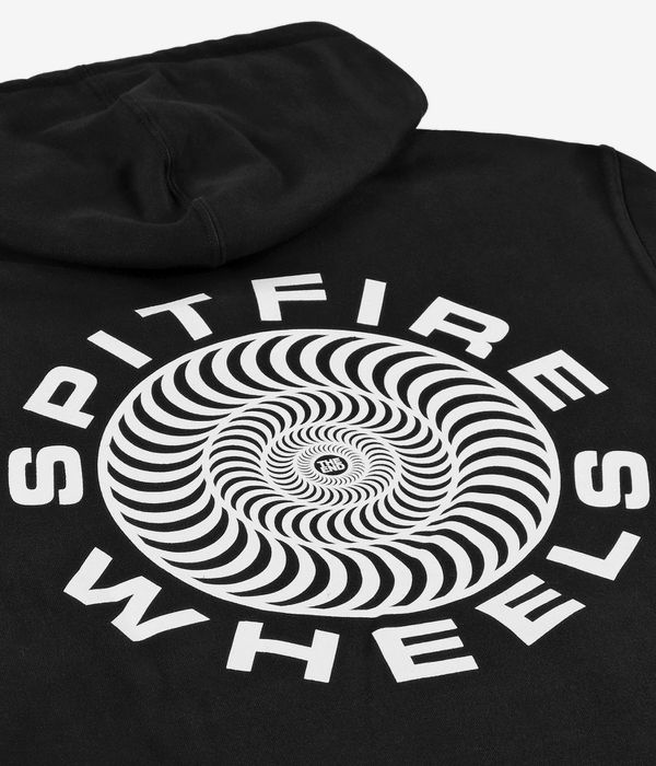 Spitfire Classic '87 Swirl sweat à capuche (black white)