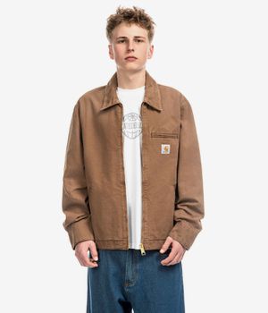 Carhartt WIP Detroit Organic Dearborn Jacket (hamitlon brown stone canvas)
