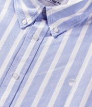 Carhartt WIP Deven Oxford Shirt (stripe bleach white)