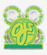 OJ From Concentrate II Hardline Rouedas (white green) 54mm 101A Pack de 4
