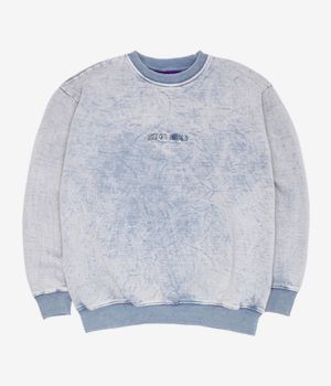 Fucking Awesome Little Stamp Snow Wash Sweatshirt (dusty blue)