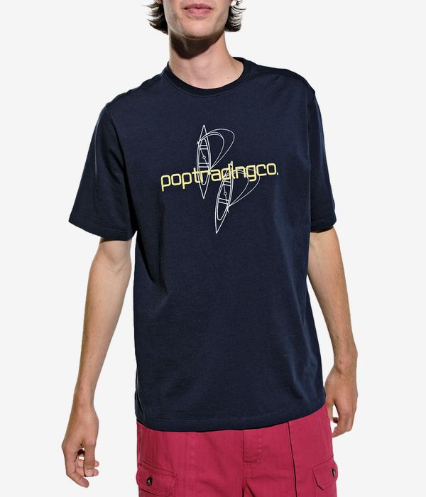 Pop Trading Company Nautical T-shirt (navy)