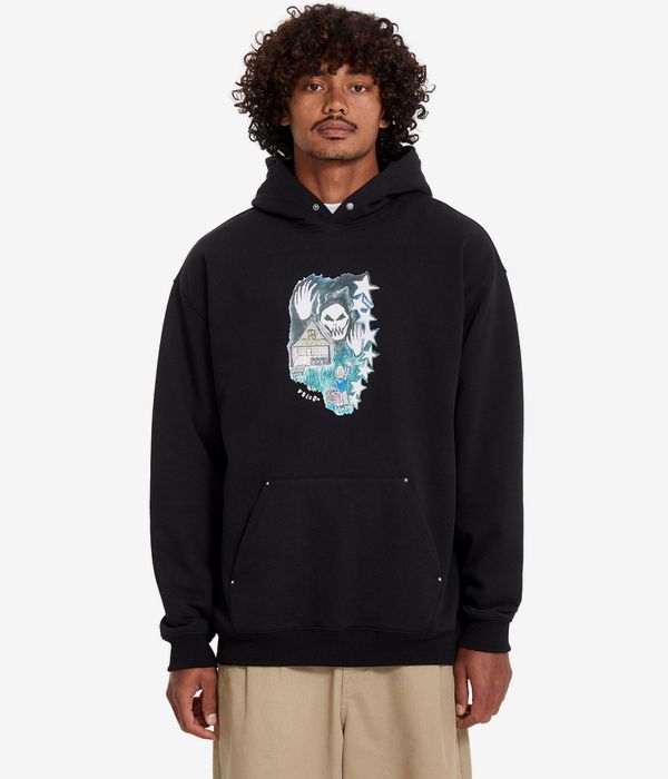 Volcom Featured Artist Issam Auptel Bluzy z Kapturem (black)