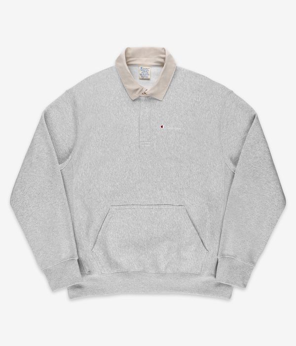 Acquista Champion Reverse Weave RWSS Core Polo Felpa grey heather online skatedeluxe