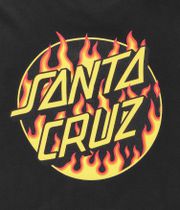 Thrasher x Santa Cruz Flame Dot Top z Długim Rękawem (black)