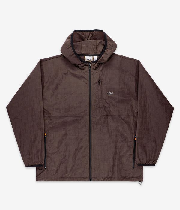 unlined nylon shell jacket