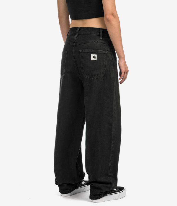 Carhartt WIP W' Brandon Pant Smith Broeken women (black stone washed)