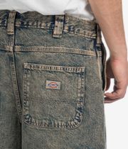 Dickies Madison Denim Szorty (yellow fade indigo)