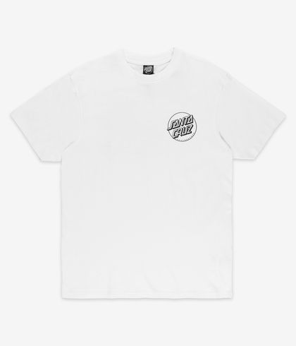 white santa cruz t shirt